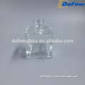 50ml New Design Clear Square Mini Perfume Glass Bottle with Silk Screen Logo